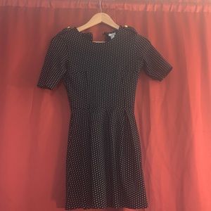 Forever21 black polka dot dress